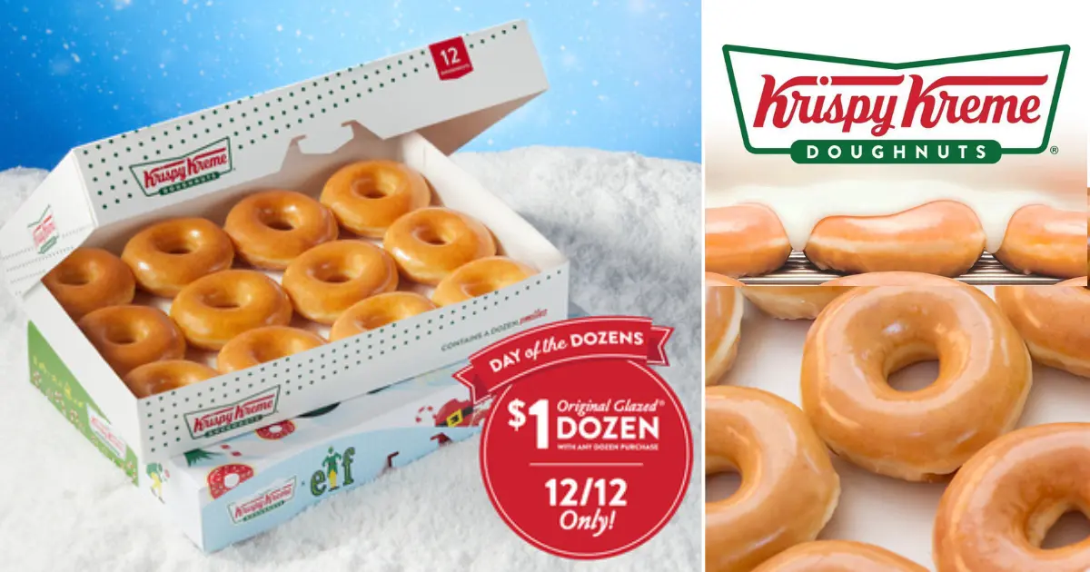 Krispy Kreme's Sweet Surprise: $1 Dozen Donuts for 'Day of the Dozens' 