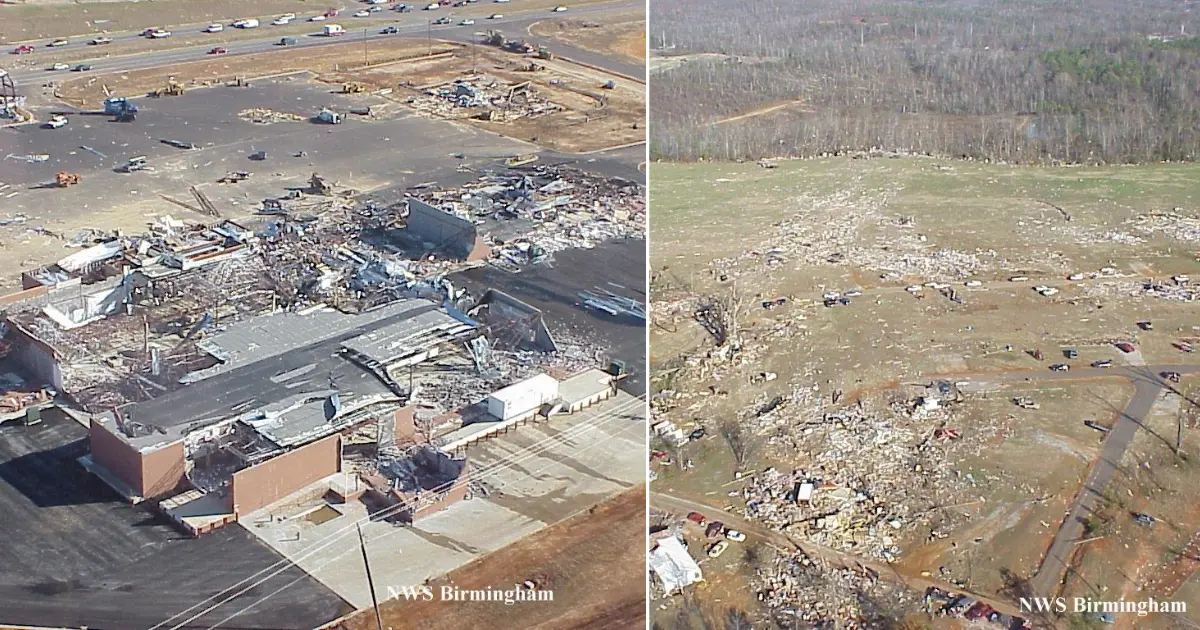 Memories of Dec. 16, 2000, Tornado Still Strong - Photo By: Wikimedia & NWS Birmingham